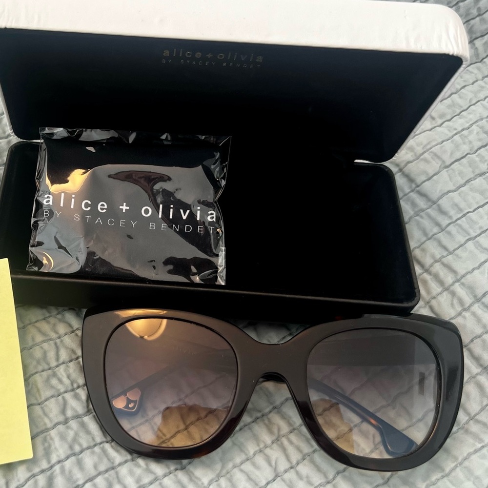 Alice and Olivia Black Sunglasses